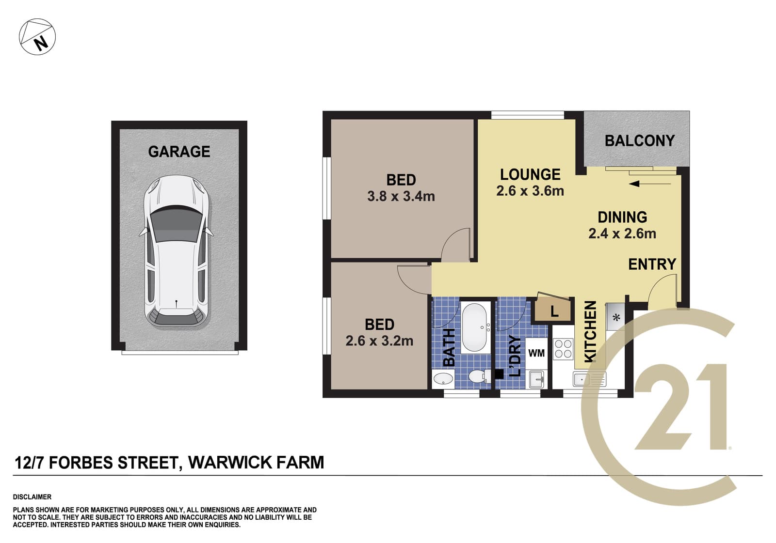 12/7 Forbes Street, Warwick Farm, NSW, 2170, Warwick Farm - Thumbnail 7