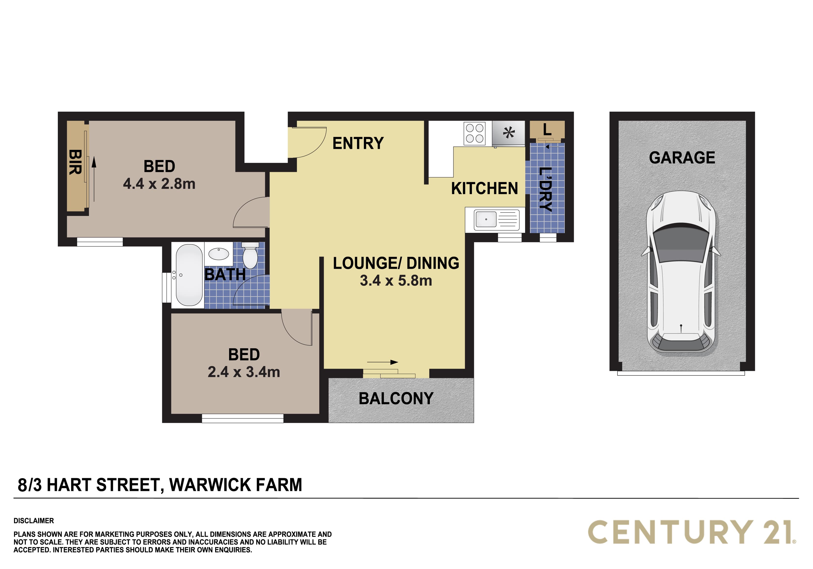 8/3 Hart Street, Warwick Farm, NSW, 2170, Warwick Farm - Thumbnail 3