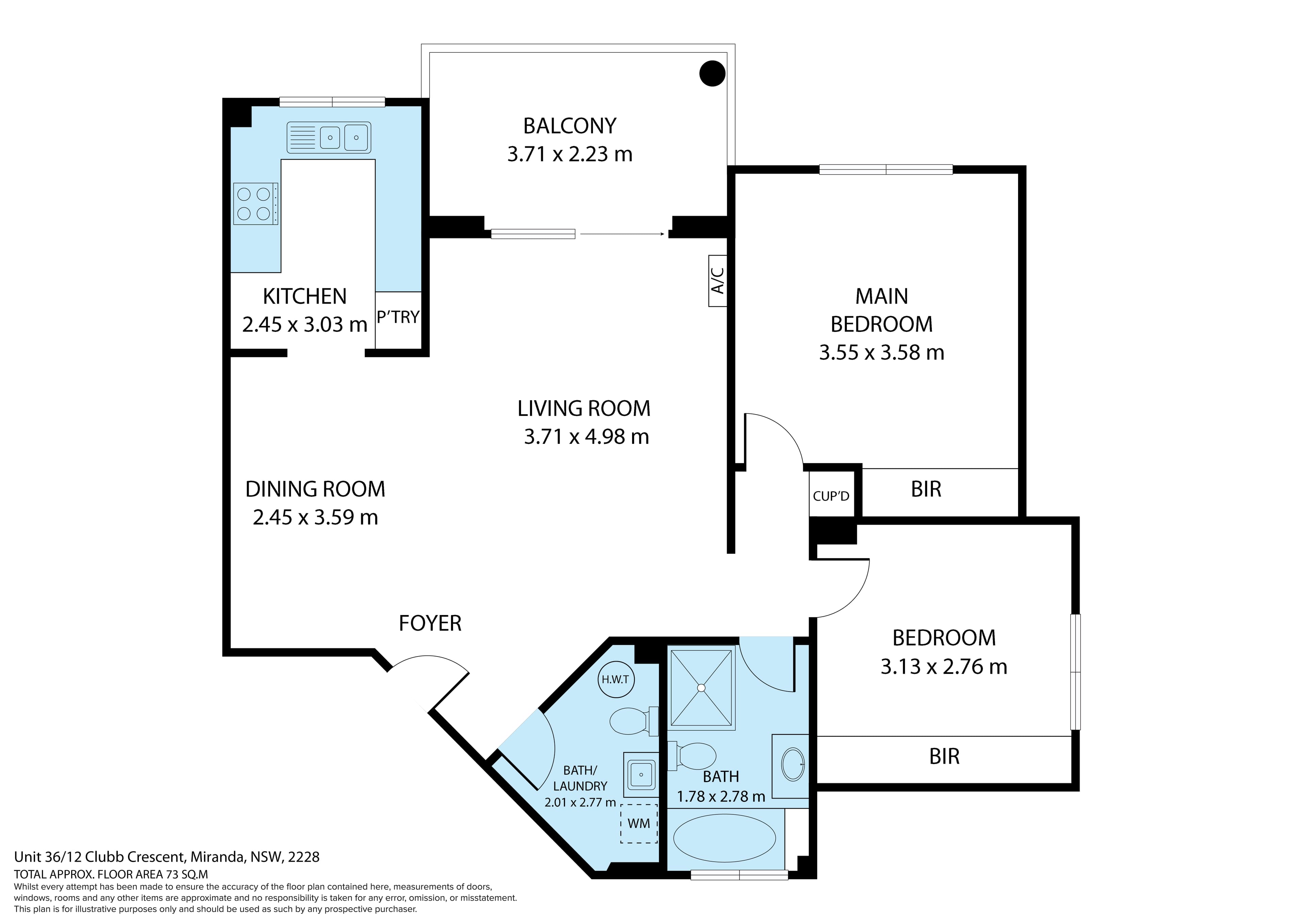 Unit 36/12-14 Clubb Crescent, Miranda, NSW, 2228, Miranda - Thumbnail 6