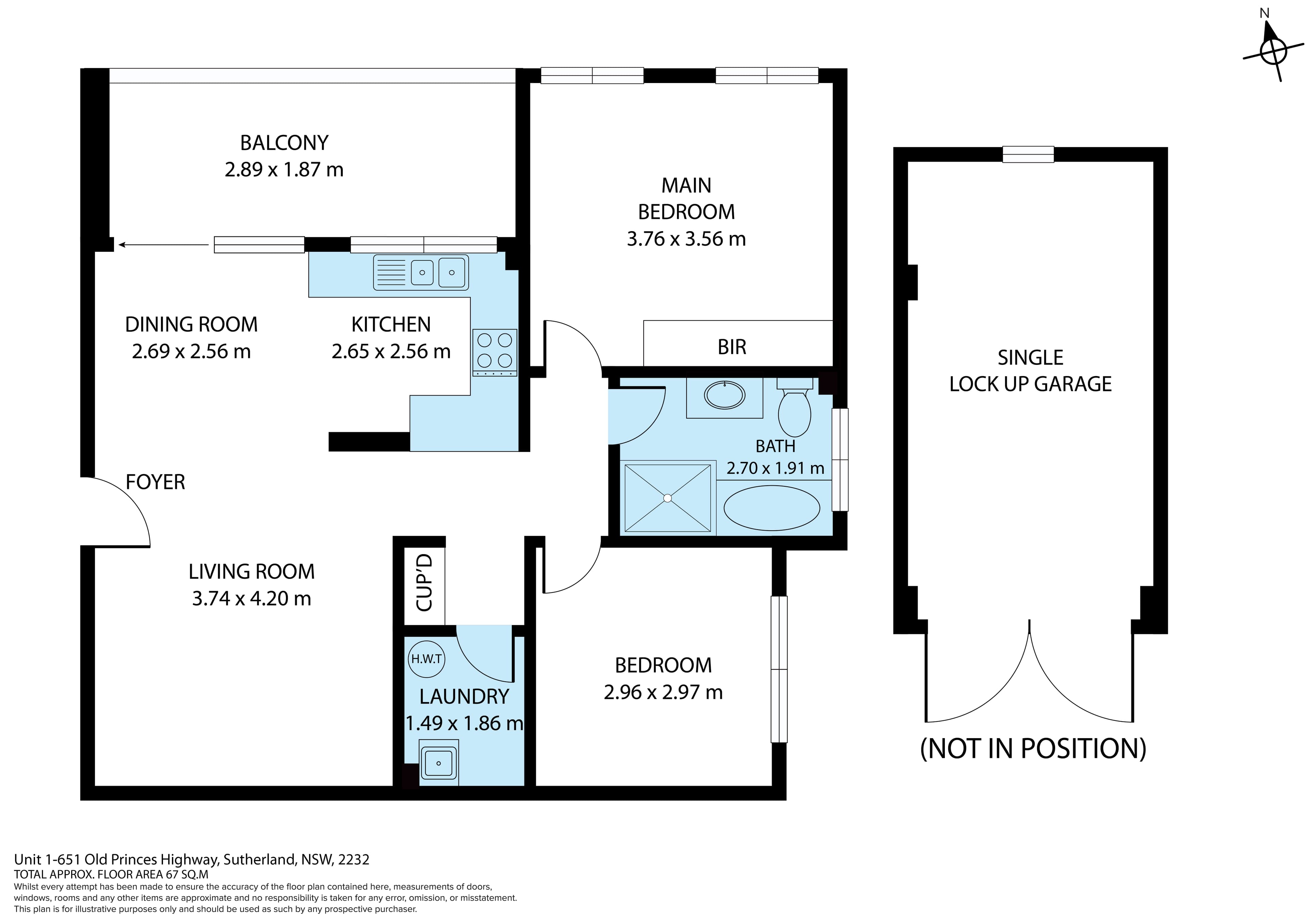 Unit 1/651 Old Princes Highway, Sutherland, NSW, 2232, Sutherland - Thumbnail 7