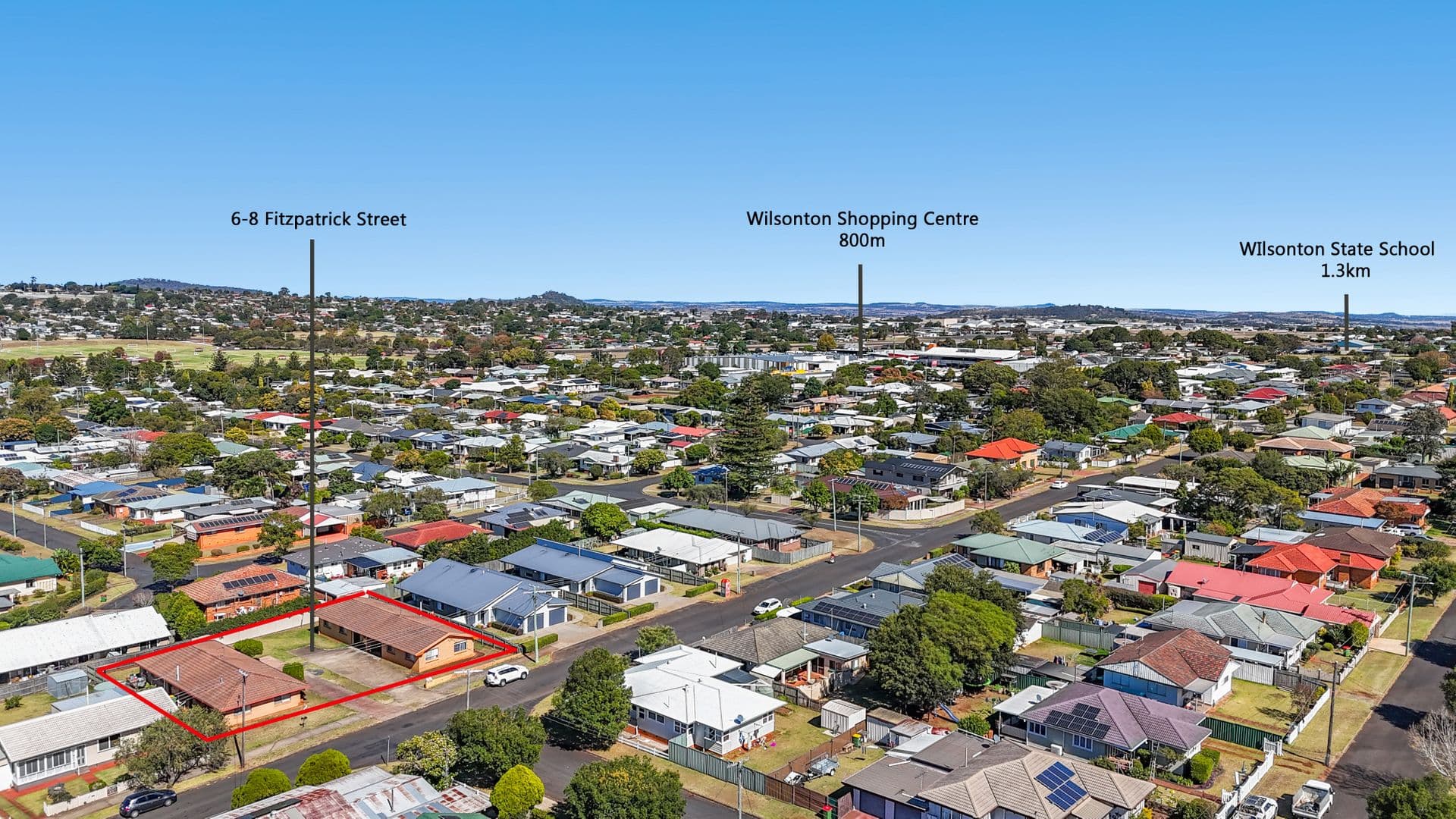 6-8 Fitzpatrick Street, Wilsonton, QLD, 4350, Wilsonton - Image 1