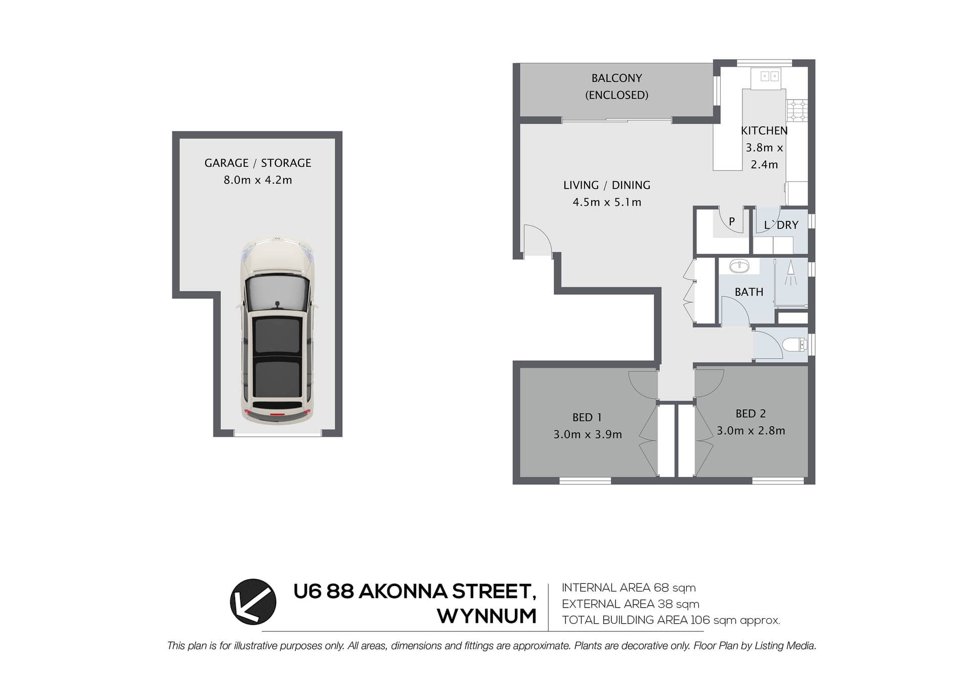 Unit 6 Of 88 Akonna Street, Wynnum, QLD, 4178, Wynnum - Thumbnail 7