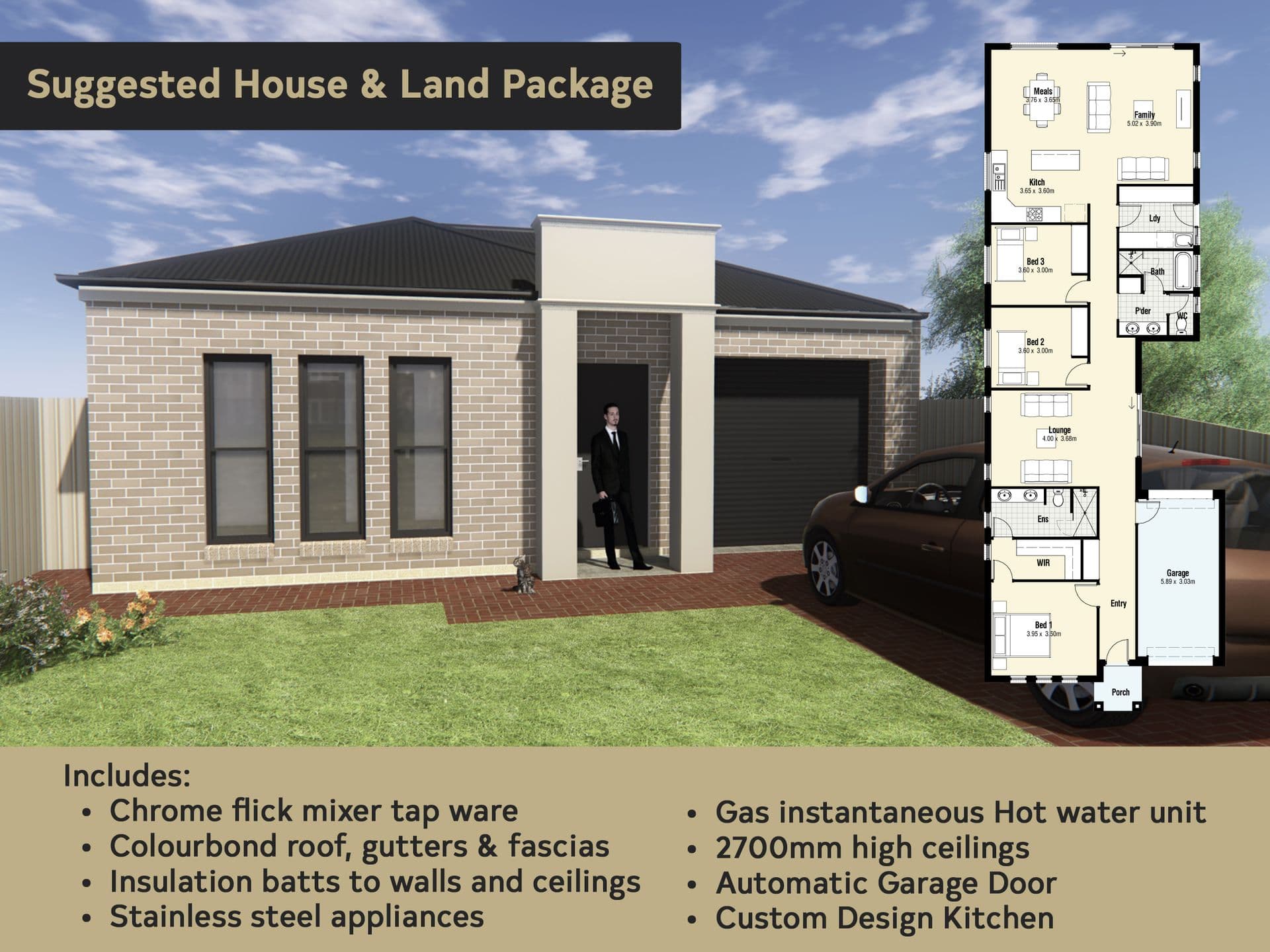 Lot 182 Gainsborough Street, Salisbury Downs, SA, 5108, Salisbury Downs - Thumbnail 2