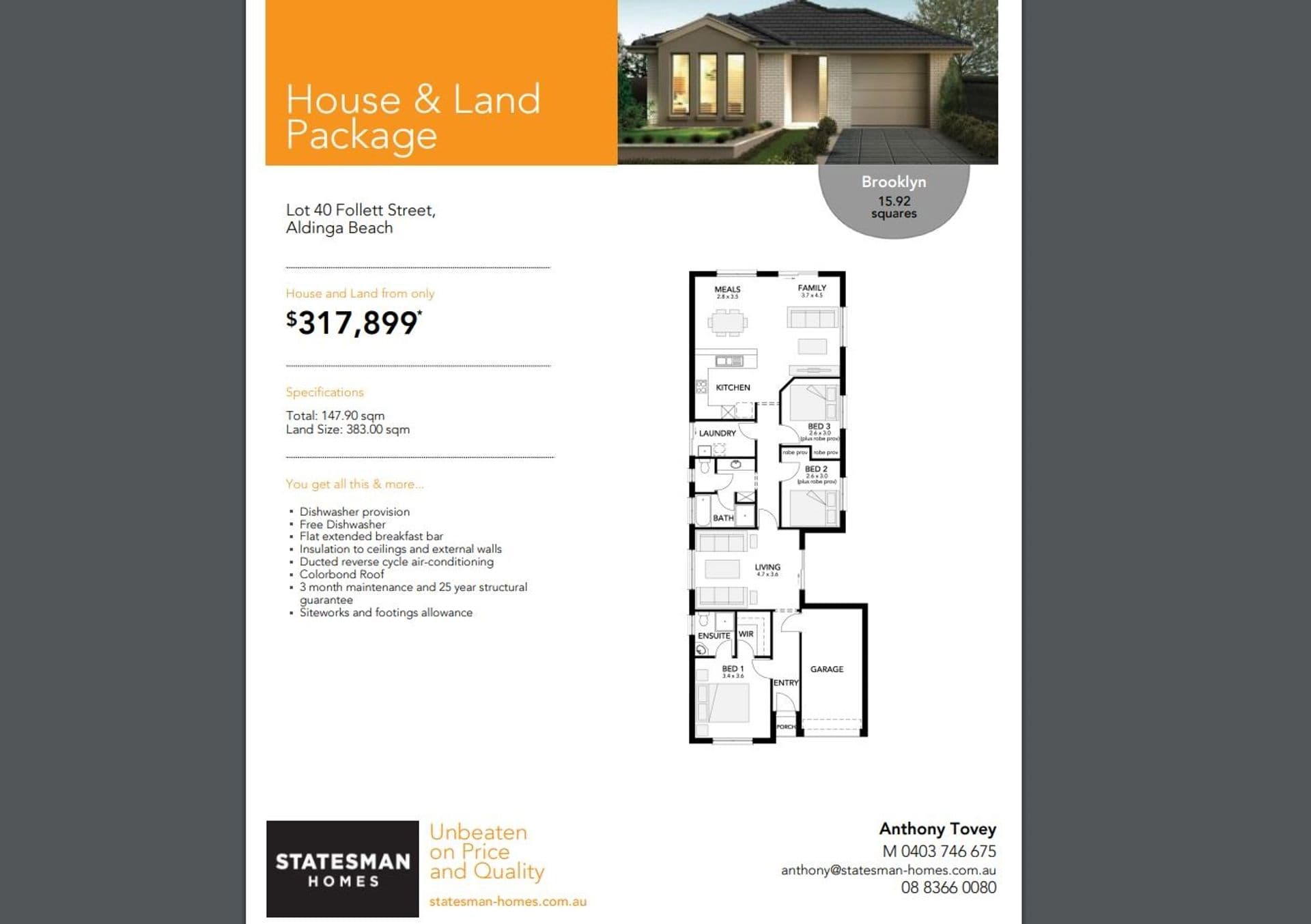 Lot 40 Follett Street, Aldinga Beach, SA, 5173, Aldinga Beach - Thumbnail 8