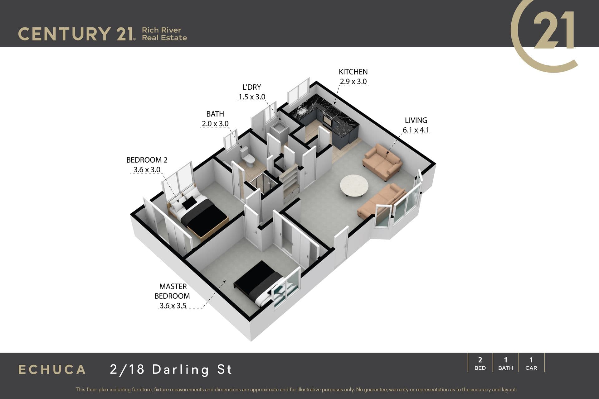 2/18 Darling Street, Echuca, VIC, 3564, Echuca - Thumbnail 8
