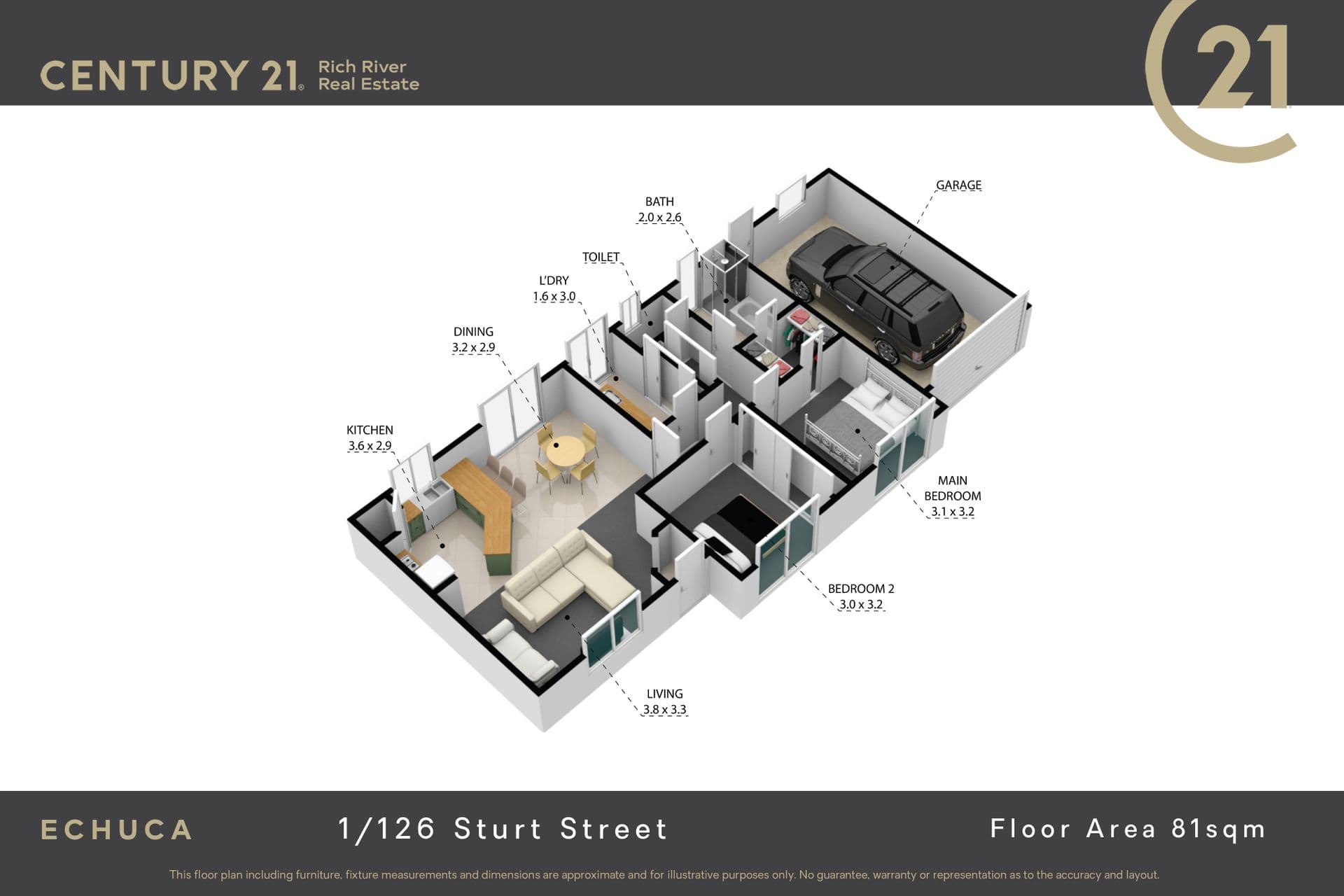 1/126 Sturt Street, Echuca, VIC, 3564, Echuca - Thumbnail 8