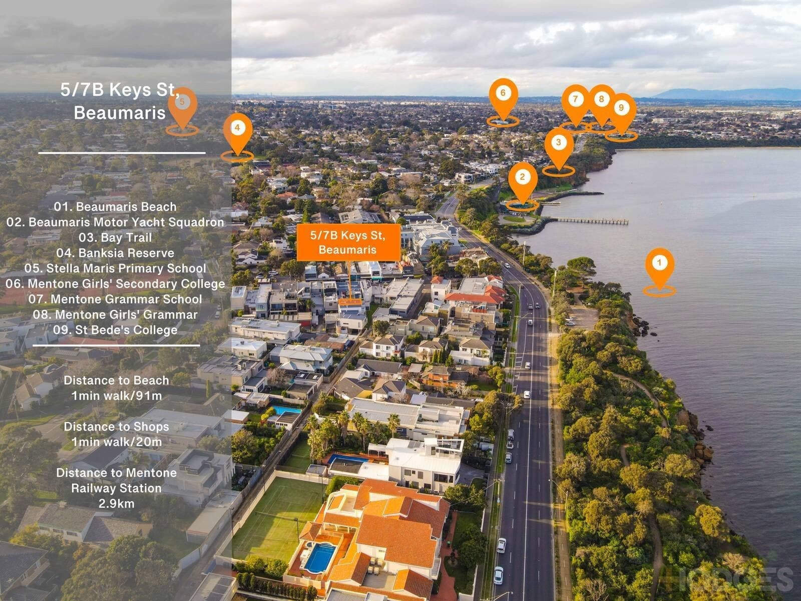 5 / 7B Keys Street, Beaumaris, VIC, 3193, Beaumaris - Image 1
