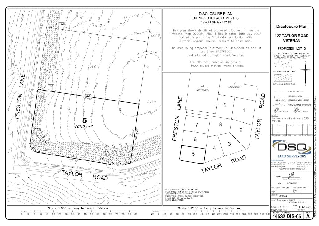 Lot 5 “Acres on Taylor”, Veteran, QLD, 4570, Veteran - Image 1