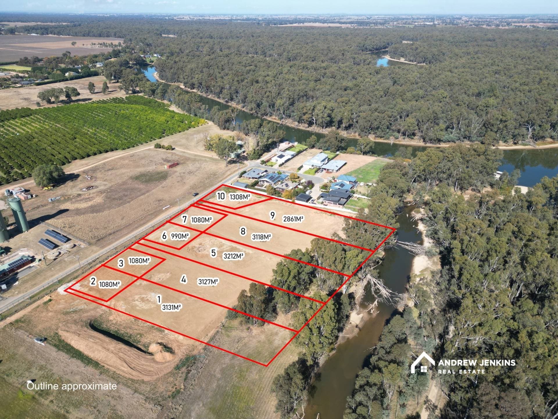 Lots 1-10, , Buchanans Road, Barooga - Image 1